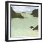 Saltwater Summer II-Jacob Green-Framed Art Print