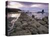 Saltwick Bay Is South of Whitby and the Distinctively Shaped Black Nab Rock-LatitudeStock-Stretched Canvas