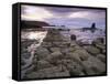 Saltwick Bay Is South of Whitby and the Distinctively Shaped Black Nab Rock-LatitudeStock-Framed Stretched Canvas