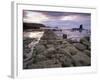 Saltwick Bay Is South of Whitby and the Distinctively Shaped Black Nab Rock-LatitudeStock-Framed Photographic Print