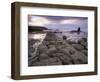 Saltwick Bay Is South of Whitby and the Distinctively Shaped Black Nab Rock-LatitudeStock-Framed Photographic Print