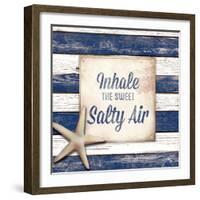 Salty Air Border-Elizabeth Medley-Framed Art Print