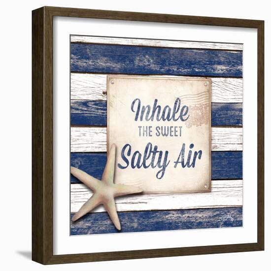 Salty Air Border-Elizabeth Medley-Framed Art Print