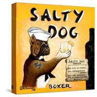 Salty Dog-Janet Kruskamp-Stretched Canvas