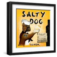 Salty Dog-Janet Kruskamp-Framed Art Print