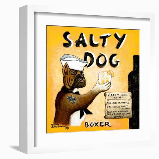 Salty Dog-Janet Kruskamp-Framed Art Print