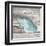 Salty Kisses Aqua Shell-Diane Stimson-Framed Art Print