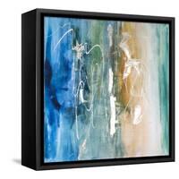 Salty Sea I-Joyce Combs-Framed Stretched Canvas