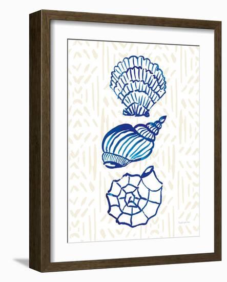 Salty Waves I-Mercedes Lopez Charro-Framed Art Print