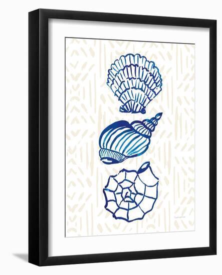 Salty Waves I-Mercedes Lopez Charro-Framed Art Print