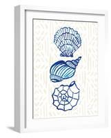 Salty Waves I-Mercedes Lopez Charro-Framed Art Print