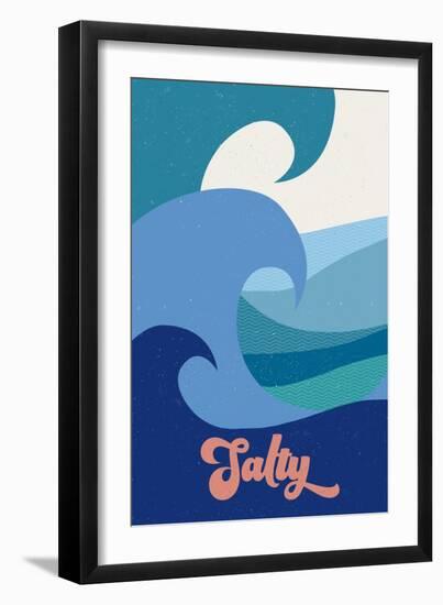 Salty-Wild Apple Portfolio-Framed Art Print