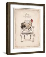 Salud Chick-Emily Adams-Framed Art Print