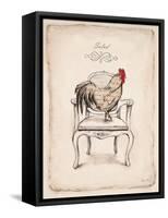 Salud Chick-Emily Adams-Framed Stretched Canvas