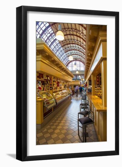 Saluhallen food market, Gothenburg, province of Västra Götalands län, Sweden-Andrea Lang-Framed Photographic Print