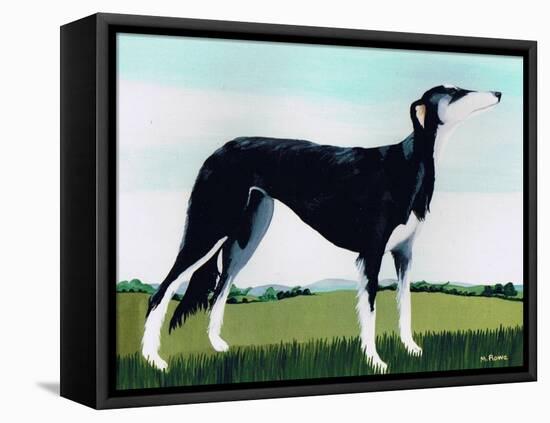 Saluki Cross, 1991-Maggie Rowe-Framed Stretched Canvas
