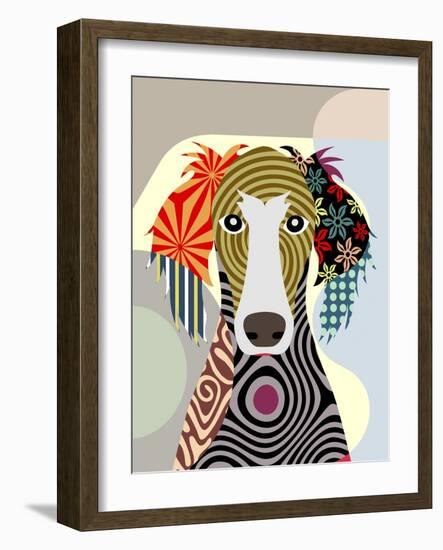 Saluki-Lanre Adefioye-Framed Giclee Print