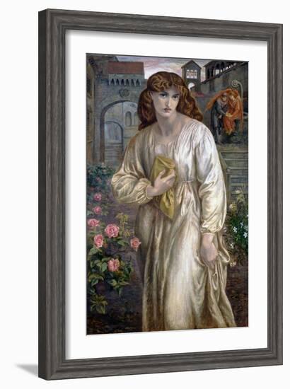 Salutation of Beatrice, 1880-1882-Dante Gabriel Rossetti-Framed Giclee Print