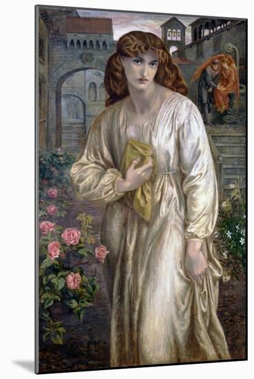 Salutation of Beatrice, 1880-1882-Dante Gabriel Rossetti-Mounted Giclee Print