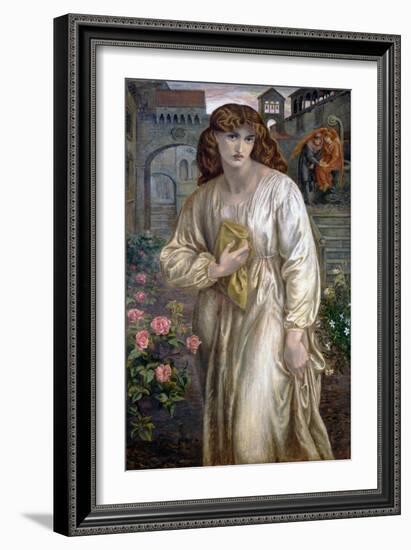 Salutation of Beatrice, 1880-1882-Dante Gabriel Rossetti-Framed Giclee Print