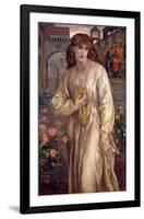 Salutation of Beatrice, 1880-82-Dante Gabriel Rossetti-Framed Art Print