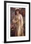 Salutation of Beatrice-Dante Gabriel Rossetti-Framed Premium Giclee Print