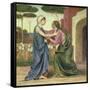 Salutation or the Visitation, 1883-Evelyn De Morgan-Framed Stretched Canvas