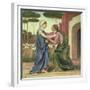 Salutation or the Visitation, 1883-Evelyn De Morgan-Framed Giclee Print