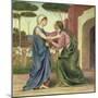 Salutation or the Visitation, 1883-Evelyn De Morgan-Mounted Giclee Print