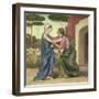 Salutation or the Visitation, 1883-Evelyn De Morgan-Framed Giclee Print