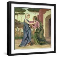 Salutation or the Visitation, 1883-Evelyn De Morgan-Framed Giclee Print