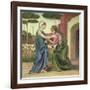 Salutation or the Visitation, 1883-Evelyn De Morgan-Framed Giclee Print