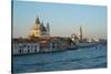 Salute Church, Doge's Palace, St. Mark's tower and basin, Venice Lagoon, Venice, Italy-Carlo Morucchio-Stretched Canvas