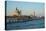 Salute Church, Doge's Palace, St. Mark's tower and basin, Venice Lagoon, Venice, Italy-Carlo Morucchio-Stretched Canvas