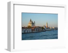 Salute Church, Doge's Palace, St. Mark's tower and basin, Venice Lagoon, Venice, Italy-Carlo Morucchio-Framed Photographic Print