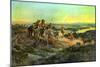 Salute of the Robe Trade-Charles Marion Russell-Mounted Art Print