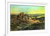 Salute of the Robe Trade-Charles Marion Russell-Framed Premium Giclee Print