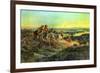 Salute of the Robe Trade-Charles Marion Russell-Framed Premium Giclee Print