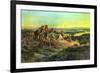 Salute of the Robe Trade-Charles Marion Russell-Framed Premium Giclee Print