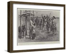 Salute to a Dead Chief in the Far North-West-Paul Frenzeny-Framed Giclee Print