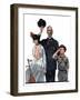 "Salute to Colors", May 12,1917-Norman Rockwell-Framed Giclee Print