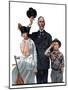 "Salute to Colors", May 12,1917-Norman Rockwell-Mounted Giclee Print