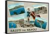 Saluti Da Napoli, Italy-null-Framed Stretched Canvas