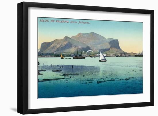 Saluti Da Palermo, Sicily, Italy-null-Framed Art Print