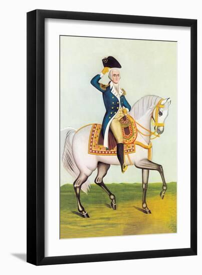 Saluting the Troops-null-Framed Art Print