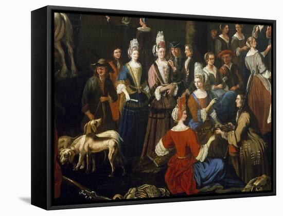 Saluzzo Fair-Sebastiano Taricco-Framed Stretched Canvas