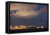 Salvador City at Night-Alex Saberi-Framed Stretched Canvas