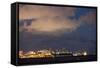 Salvador City at Night-Alex Saberi-Framed Stretched Canvas