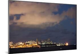 Salvador City at Night-Alex Saberi-Mounted Premium Photographic Print