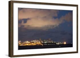 Salvador City at Night-Alex Saberi-Framed Photographic Print